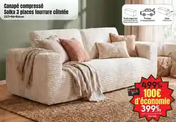 Maxi Bazar Solka Canapé compressé offre