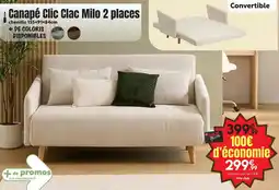 Maxi Bazar Canapé Clic Clac Milo offre