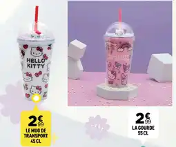 Centrakor Hello Kitty LE MUG DE TRANSPORT offre