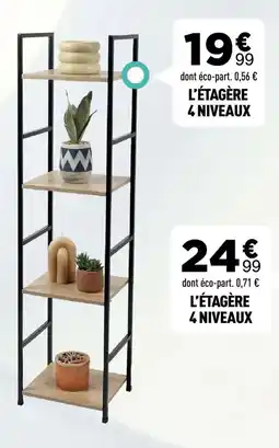 Centrakor L'ÉTAGÈRE 4 NIVEAUX offre