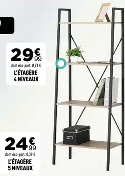 Centrakor L'ÉTAGÈRE 4 NIVEAUX offre