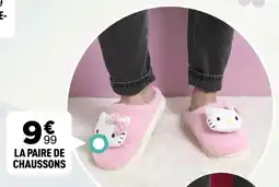 Centrakor Hello Kitty Chaussons offre