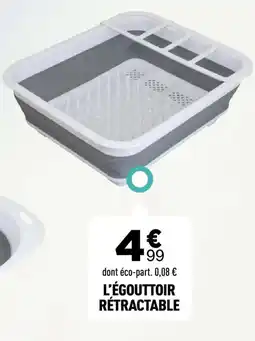 Centrakor L'ÉGOUTTOIR RÉTRACTABLE offre
