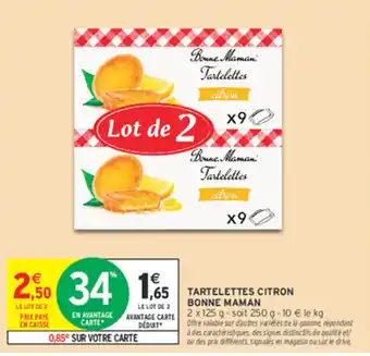 Bonne Maman Tartelettes citron