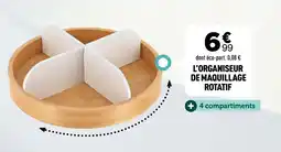 Centrakor L'ORGANISEUR DE MAQUILLAGE ROTATIF offre