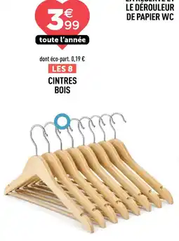 Centrakor Cintres bois offre