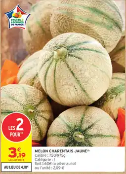 Intermarché Contact MELON CHARENTAIS JAUNE offre