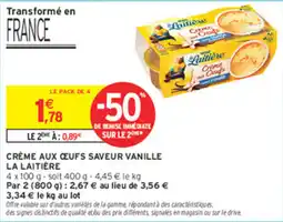 Intermarché Contact LA LAITIÈRE CRÈME AUX ŒUFS offre