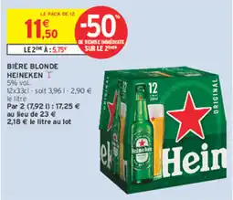 Intermarché Contact HEINEKEN BIÈRE BLONDE offre