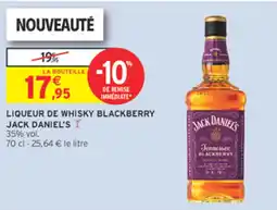 Intermarché Contact JACK DANIEL'S LIQUEUR DE WHISKY BLACKBERRY offre