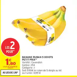 Intermarché Contact RUBAN Banane offre
