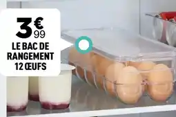 Centrakor Le bac de rangement 12 œufs offre