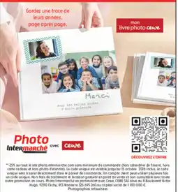 Intermarché Contact cewe mon livre photo offre