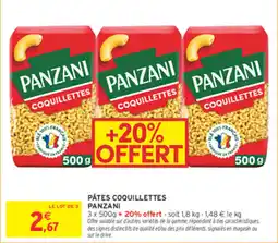 Intermarché Contact PANZANI COQUILLETTES offre