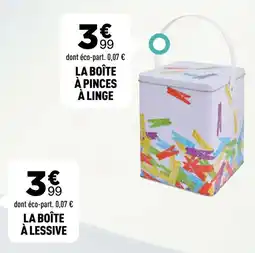 Centrakor LA BOÎTE À PINCES À LINGE offre