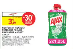 Intermarché Contact AJAX NETTOYANT MÉNAGER offre