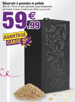 Bazarland Réservoir à granules et pellets offre