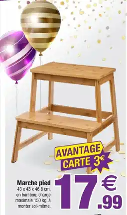 Bazarland Marche pied offre