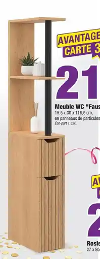 Bazarland Meuble WC "Faustine" offre
