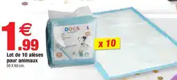 Bazarland DOGS Collection alèses pour animaux offre
