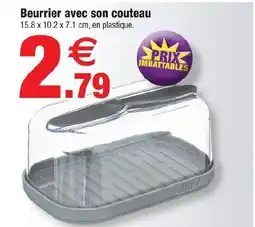 Bazarland Grive Beurrer avec son couteau offre