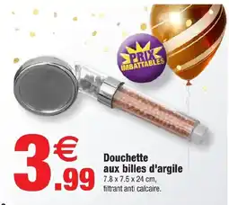 Bazarland Douchette aux billes d'argile offre