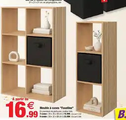 Bazarland Faustine Meuble à cases offre