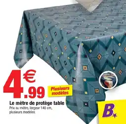 Bazarland B* Le mètre de protège table offre