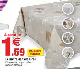 Bazarland Le mètre de toile cirée offre