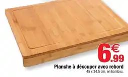 Bazarland Planche à découper avec rebord offre