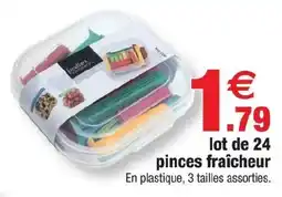 Bazarland Brilliant Pinces fraîcheur offre