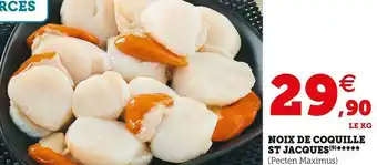 Super U Noix de coquille st jacques offre