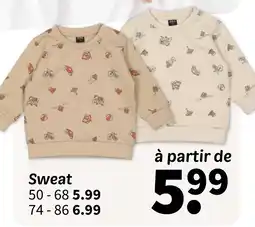 Wibra MINI Sweat offre