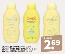 Wibra Zwitsal gel lavant offre