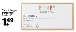 Wibra B.BABY Sacs à langes parfumés offre