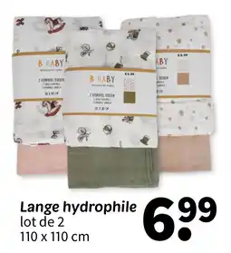 Wibra B-BABY Lange hydrophile offre