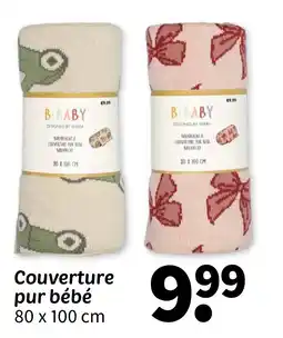 Wibra B.BABY Couverture pur bébé offre