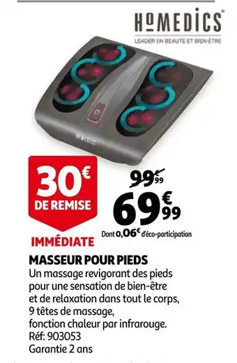 Auchan Masseur pour pieds offre