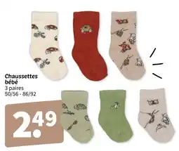 Wibra Chaussettes bébé offre