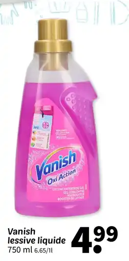 Wibra Vanish lessive liquide offre