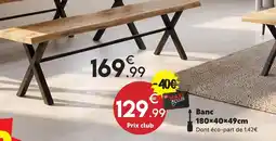 Maxi Bazar Banc offre