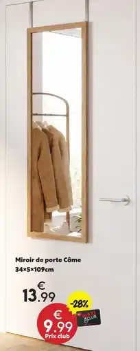 Maxi Bazar Miroir de porte côme offre