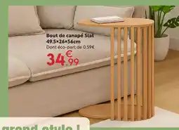 Maxi Bazar Bout de canapé slat offre