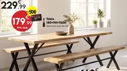 Maxi Bazar Table offre