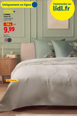 Lidl Livarno couvre-lit offre