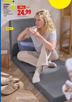 Lidl Livarno matelas pliant offre