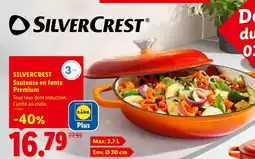 Lidl Silvercrest sauteuse en fonte premium offre