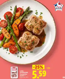 Lidl L'étal du boucher 6 paupiettes de porc offre