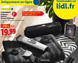 Lidl Cien beauty tondeuse barbe et cheveux premium offre