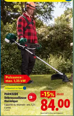 Lidl Parkside débroussailleuse thermique offre